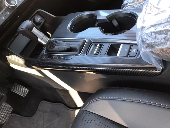 CIVIC FE1 2022 IÇIN UYUMLU  VITES KENAR KAPLAMA 2 PARÇA - KARBON - 5