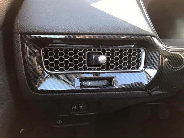CIVIC FE1 2022 IÇIN UYUMLU  GOGUSLUK KAPLAMA 2 PARÇA - KARBON - 4