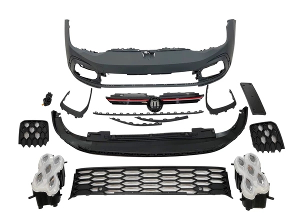 GOLF 8 IÇIN UYUMLU GTI ON TAMPON VE PANJUR SETI - 4