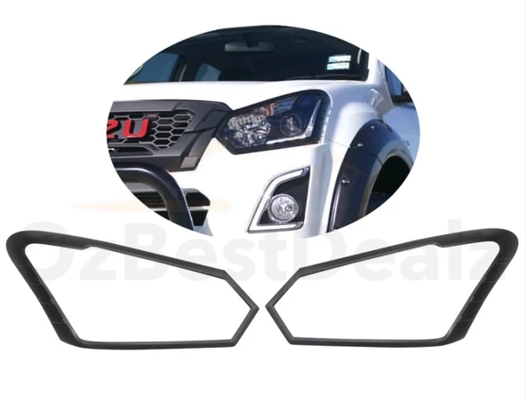 D-MAX IÇIN UYUMLU 2017-2019 FAR ÇERÇEVE SIYAH - 4
