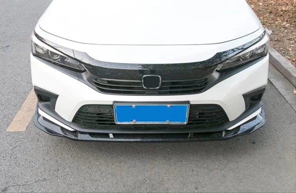 CIVIC FE1 2022 IÇIN UYUMLU  PIANO BLACK ON LIP (PARLAK SIYAH-3 PARÇA)