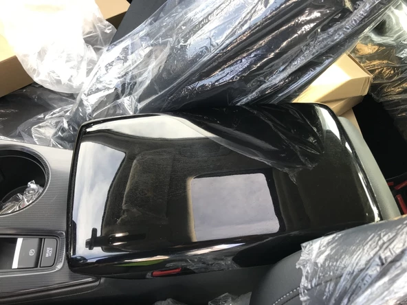 CIVIC FE1 2022 IÇIN UYUMLU  KOL DAYAMA - PIANO BLACK - 4
