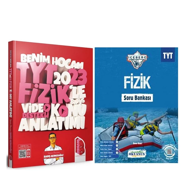 Benim Hocam 2023 TYT Fizik Konu ve Okyanus Iceberg Soru Bankası Seti 2 Kitap