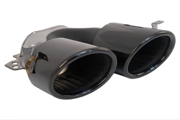 W118 CLA 2019-2022 IÇIN UYUMLU  CLA45 DIFUZOR & EGZOZ SETI (SIYAH EGZOZ ILE) - Resim 4