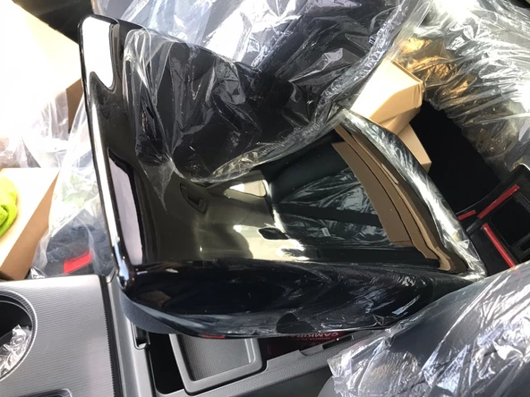 CIVIC FE1 2022 IÇIN UYUMLU  KOL DAYAMA - PIANO BLACK - 6