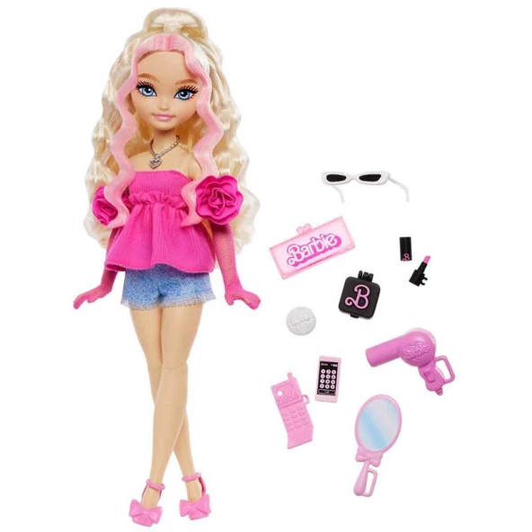 Barbie Dream Besties Barbie Malibu Bebek ve Aksesuarları HYC21 - 6