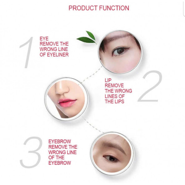 AİMOOSİ SİLME SOLÜSYONU KALICI MAKYAJ / DÖVME İŞLEMLERİ İÇİN 15 ML. - 2