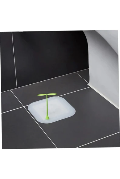 Gider Kötü Koku Önleyici Palmiye Lavabo Gider Kapatıcı Banyo Küvet Süzgeç Kapatma Beyaz Renk - 6