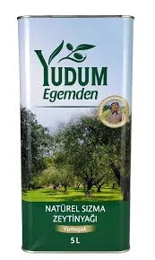 yudum Egemden Naturel Sızma Zeytinyağı 5 lt Teneke