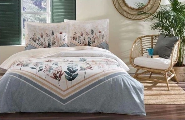 Özdilek Astılbe Nevresimakımı Çift Kişilik Krem - Resim 2