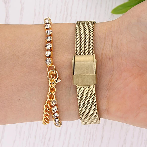 DANIEL KLEIN DK012860D-02 Bileklik Hediyeli Kadın Kol Saati - Resim 3