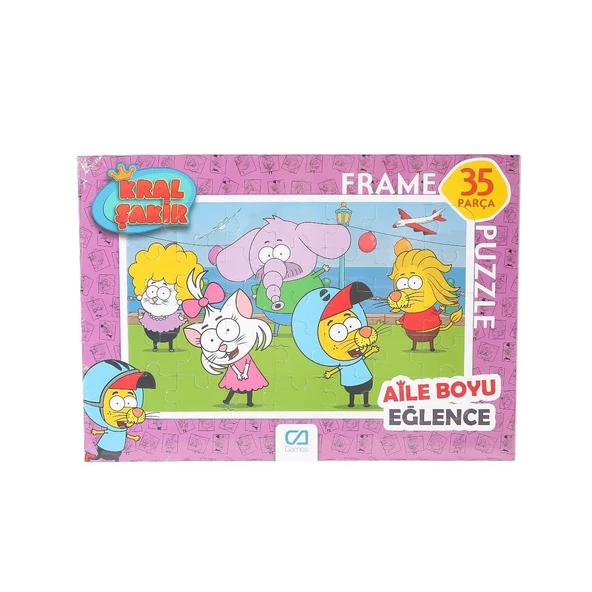 Cafrm-5049-5050 Kral Şakir Frame Puzzle 35 Parça