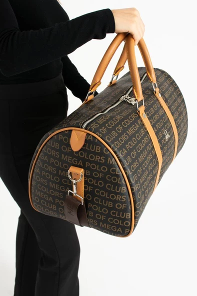 Seyehat Spor Çantası 38 Lt Kabin Boy Valiz 48*35 Cm El Valizi Vegan Deri Unisex 48*35 Cm Suni Deri - 10