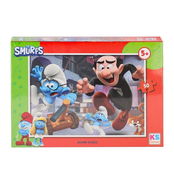 Smr 709 Smurf 50 Parça Puzzle -ks