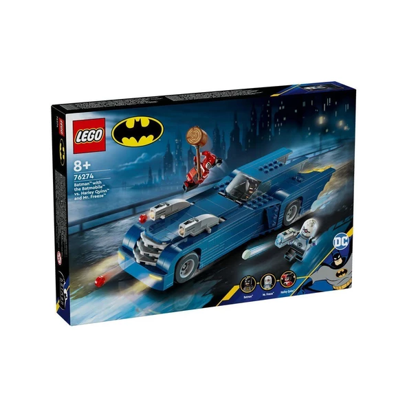 76274 Lego Marvel Batmobile Batman Harley Quinn Ve Mr. Freeze 435 Parça +8 Yaş