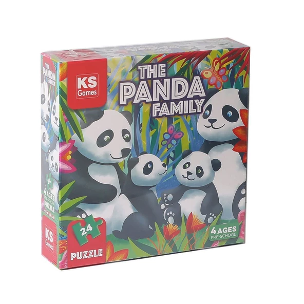 Prs 32706 The Panda Family Pre School Puzzle -ks Puzzle