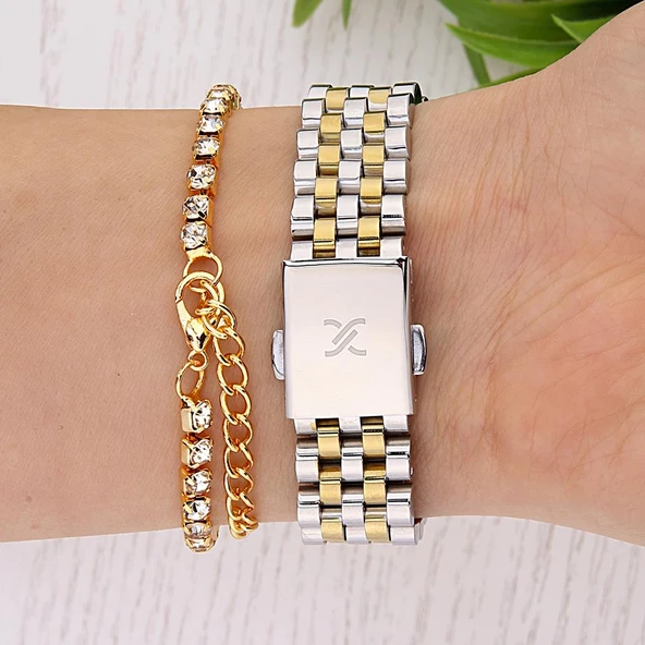 DANIEL KLEIN DKE.1.10811-3 Bileklik Hediyeli Kadın Kol Saati - Resim 3