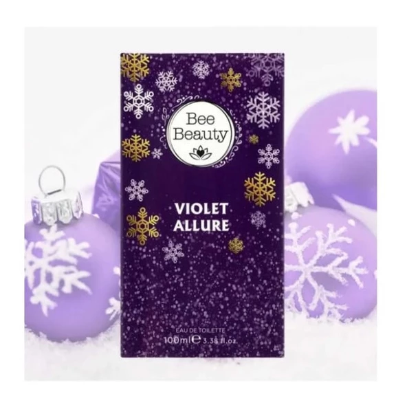 Bee Beauty Festive Violet Allure EDT Kadın Parfüm 100 ML - 2