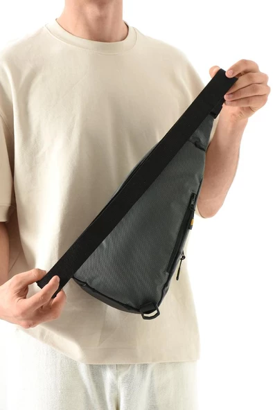 Body Bag Çanta Sırt Çantası Erkek Göğüs Çantası Fonksiyonel Kullanım BadyBag 27*15 Cm Paraşüt Kumaş - 3