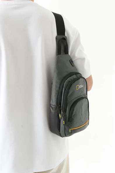 Body Bag Çanta Erkek Göğüs Sırt Çantası Fonksiyonel Kullanım BadyBag 27*15 Cm Paraşüt Kumaş - 2