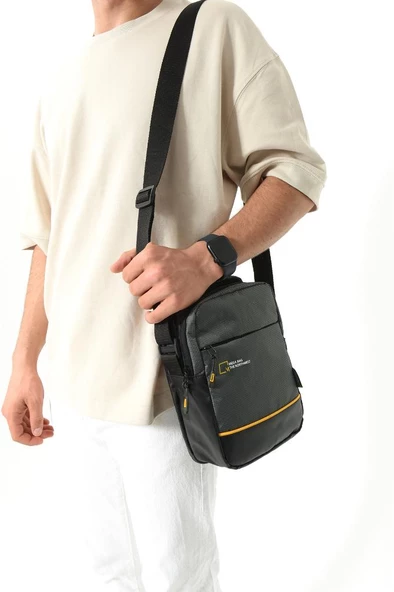 Erkek Postacı Çantası Elde Tutma 23*14 Cm Çapraz Askılı Omuz Çantası Mega Çanta - 7