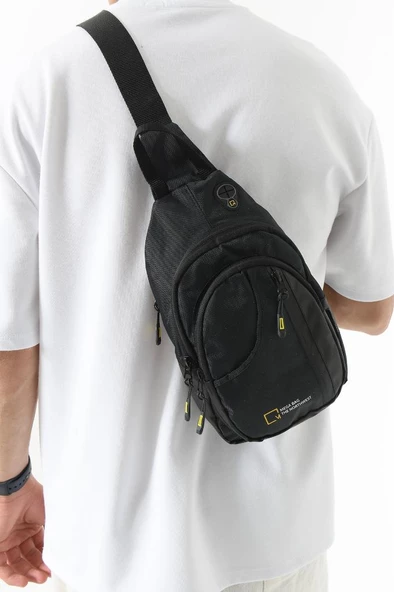 Body Bag Çanta 27*15 Cm Sırt Çantası Erkek Göğüs Çantası Fonksiyonel Kullanım BadyBag - 12