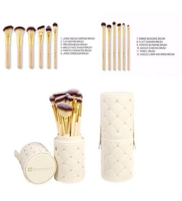 Bh Cosmetics Bh Signature Gold Brush Set 12 Adet