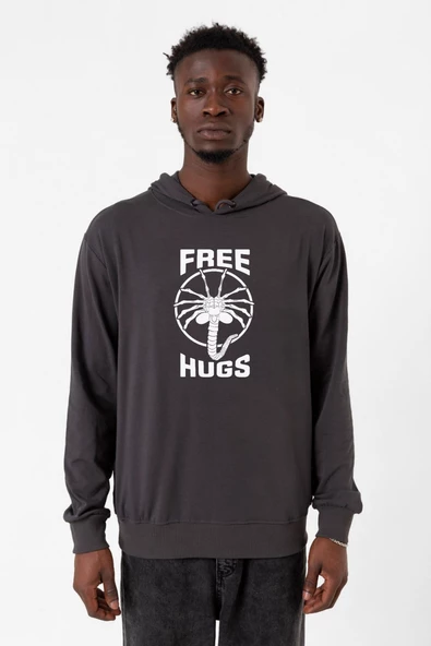 Free Facehugger Hugs Füme Erkek 2ip Kapşonlu ürün görseli 1