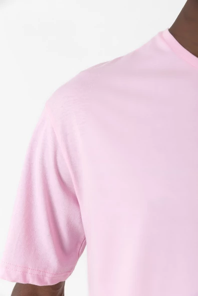 Jupiters Legacy Utopian Chest Pembe Erkek Oversize Tshirt - Resim 8