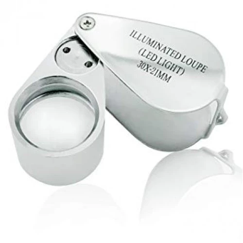 Kontrol, Için Özel Kutulu Metal Işıklı Lup 30x21 - 3
