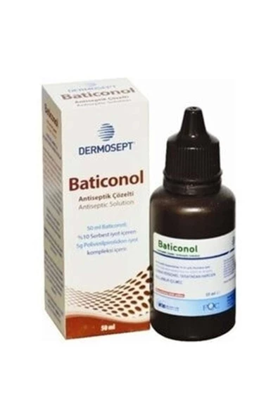 DERMOSEPT Baticonol Antiseptik Çözelti 50 ml