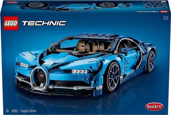 LEGO 42083 Technic Bugatti Chiron Yarış Arabası