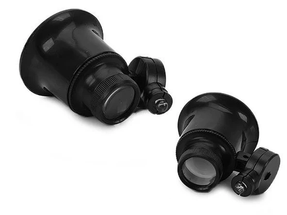 20x Büyütmeli,saat,takı Onarım Için Cam Lensli Optik Işıklı  Göz Büyüteçmg13b9a - 3