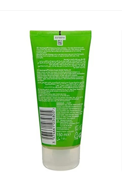 Neutrogena Parlama Karşıtı Günlük Peeling Jel 150 Ml - 2