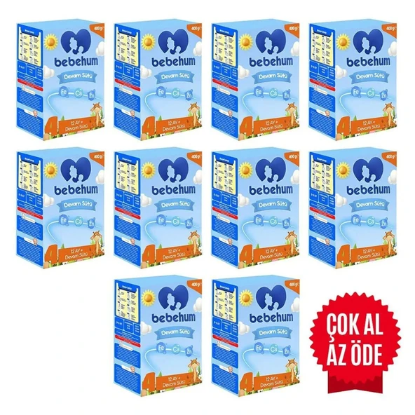 4 Devam Sütü 400 gr 12 Ay 10 Adet