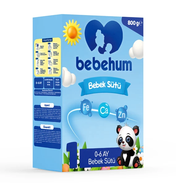 1 Bebek Sütü 800 gr 0-6 Ay