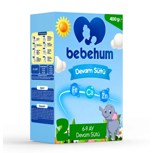 Bebehum 2 Devam Sütü 400 Gr 6-9 Ay - 5