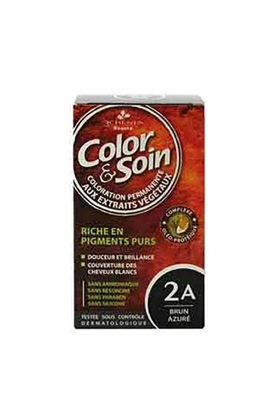 Color Soin Saç Boyası 2A Brun Azure Black 3525722016810