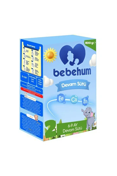 Bebehum 2 Devam Sütü 800 Gr 6-9 Ay - 4