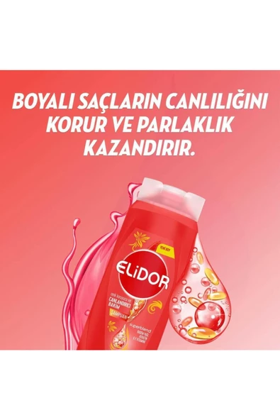 7 AL 6 ÖDE Elidor Şampuan Renk Koruyucu Canlandırıcı 400 ml, Pamuk Hediyeli - 2