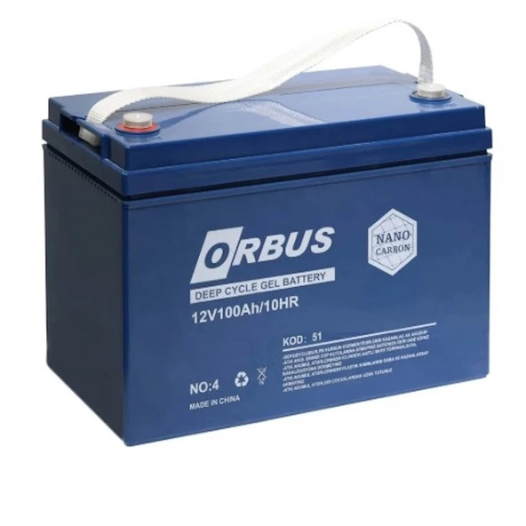 Orbus 100 AH 12 V Carbon Jel Akü