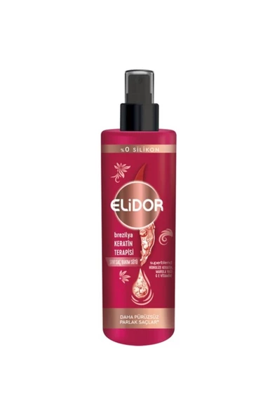 Yeni Elidor Brezilya Keratin Terapisi Sıvı Saç Bakım Sütü 200ml - 2