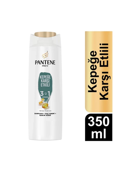 Kepeğe Karşı Etkili 3'ü1 Arada Şampuan 350 ml 4 Adet - 5