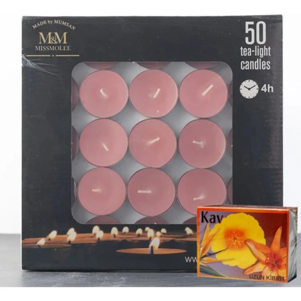 MUM GÜL KOKULU TEALIGHT 50LI NRM 102 MUM152