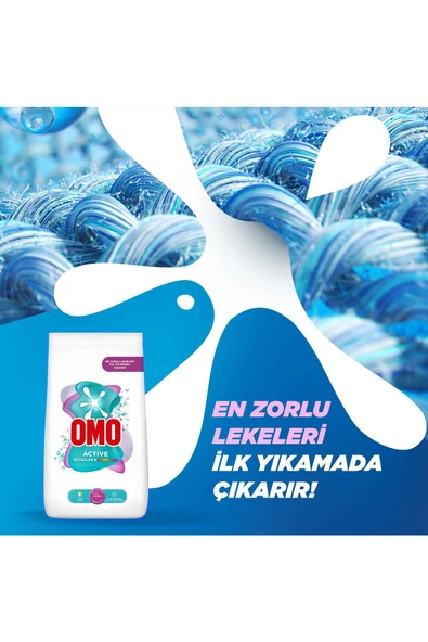 Omo Active Beyazlar & Renkliler Toz Deterjanı 9 KG - 4