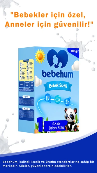 1 No Bebek Sütü 0-6 Ay 800 gr x 4 Adet - 5