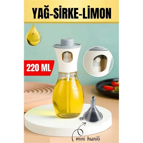 ModaCar Yağ Püskürtücü Sprey Mini Hunili 220 ML Cam