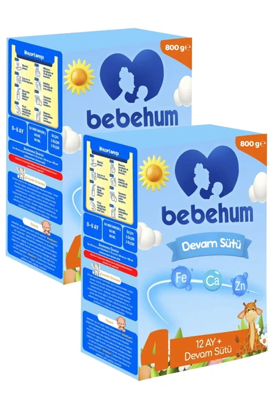 4 No Devam Sütü 12 Ay+ 800 gr x 2 Adet