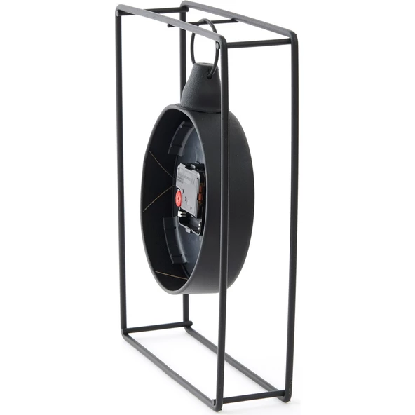 GALAXY DEKORATİF MASA SAATİ - 30X7X24 CM AYP 836-K SİYAH - 3