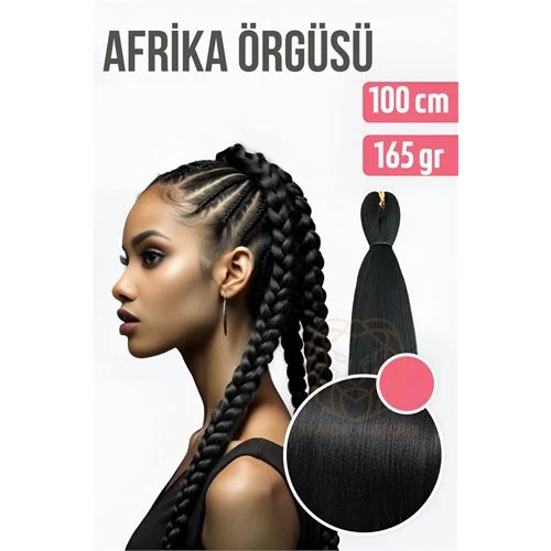 ModaCar Afrika Örügüsü Rasta 100 Cm 165 Gr 1091 Siyah